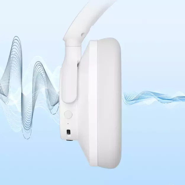 Tronsmart SOUNFII Q20S Hybrid ANC Wireless Headphones with Active Noise Cancelling - White 7