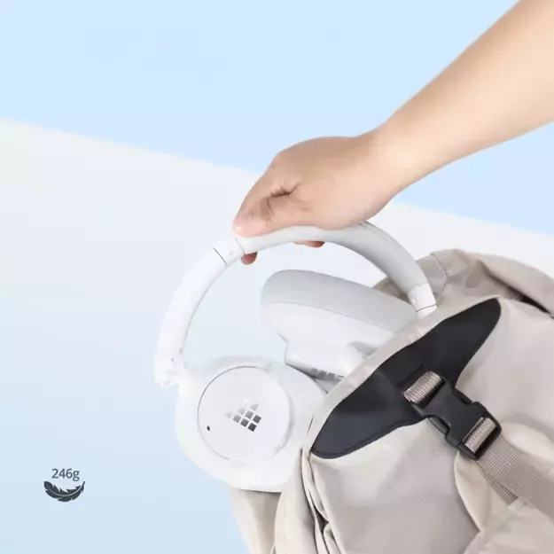 Tronsmart SOUNFII Q20S Hybrid ANC Wireless Headphones with Active Noise Cancelling - White 9