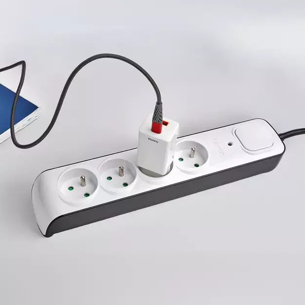 Hama Premium 4-Socket Surge Protector Strip 1.5m - White 7