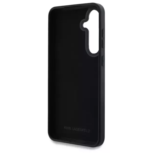 Karl Lagerfeld 3D Rubber Karl&amp Choupette Case for Samsung Galaxy S24 FE - Black 5