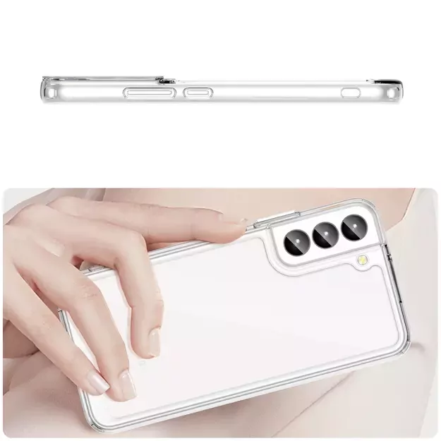 Outer Space Case for Samsung Galaxy S23+ cover with a flexible transparent frame 6