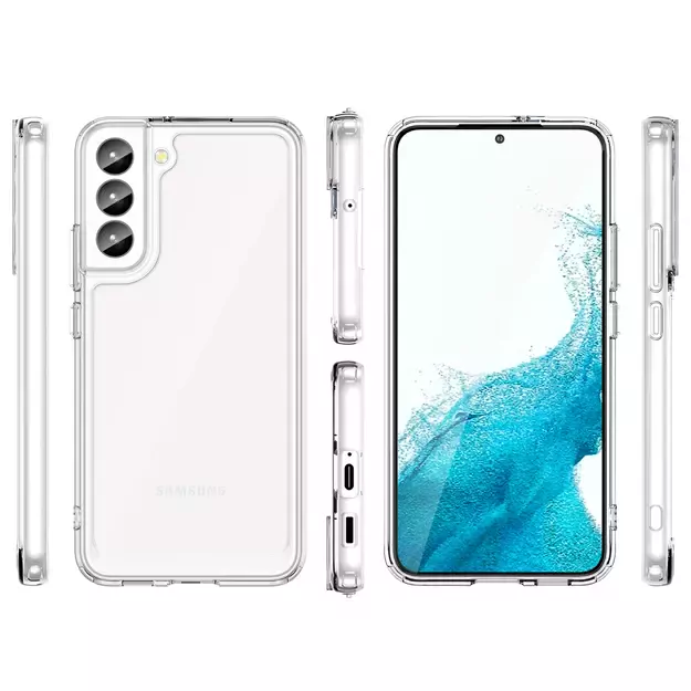 Outer Space Case for Samsung Galaxy S23+ cover with a flexible transparent frame 1