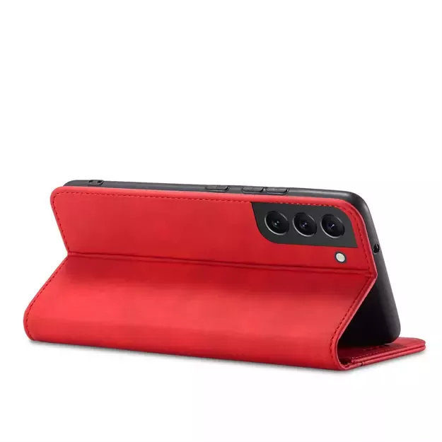 Magnet Fancy Case for Samsung Galaxy S23+ flip cover wallet stand red 10