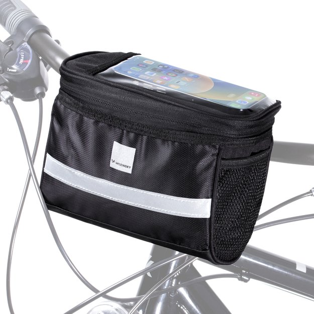 Wozinsky bike handlebar bag with phone case 2l black (WBB12BK) 18