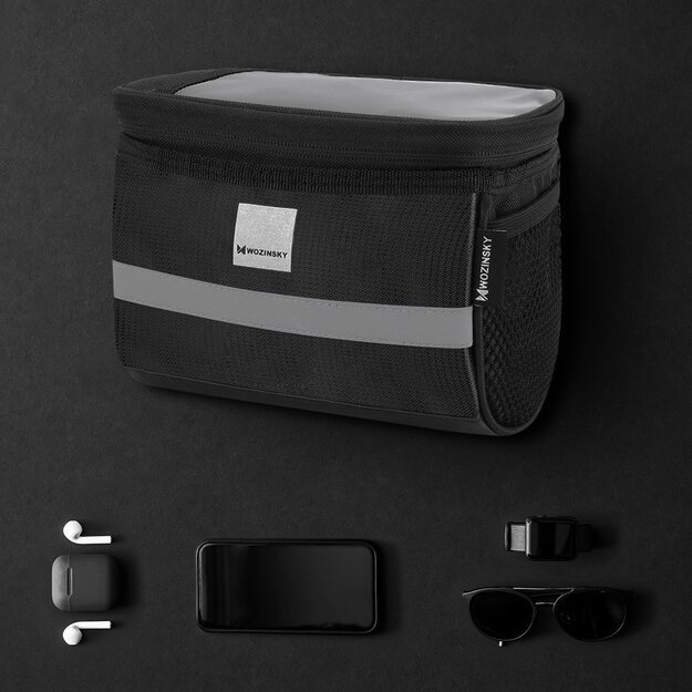 Wozinsky bike handlebar bag with phone case 2l black (WBB12BK) 15