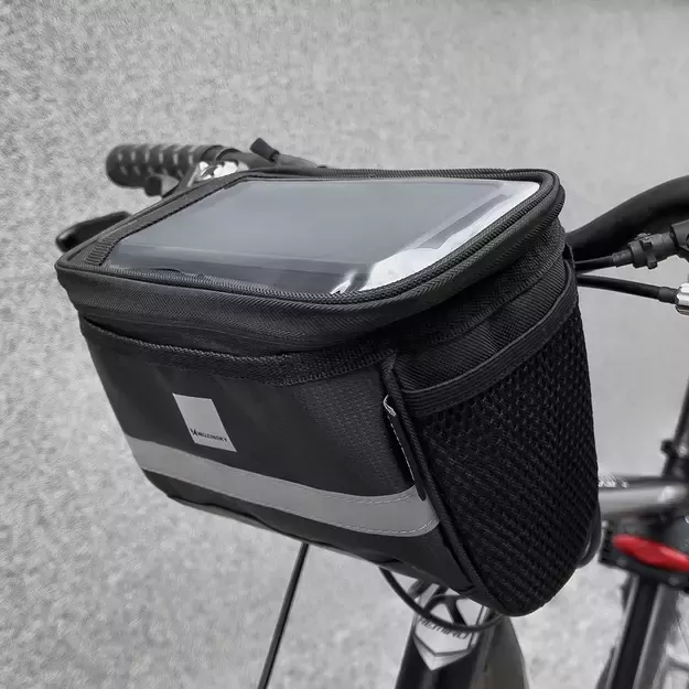 Wozinsky bike handlebar bag with phone case 2l black (WBB12BK) 7