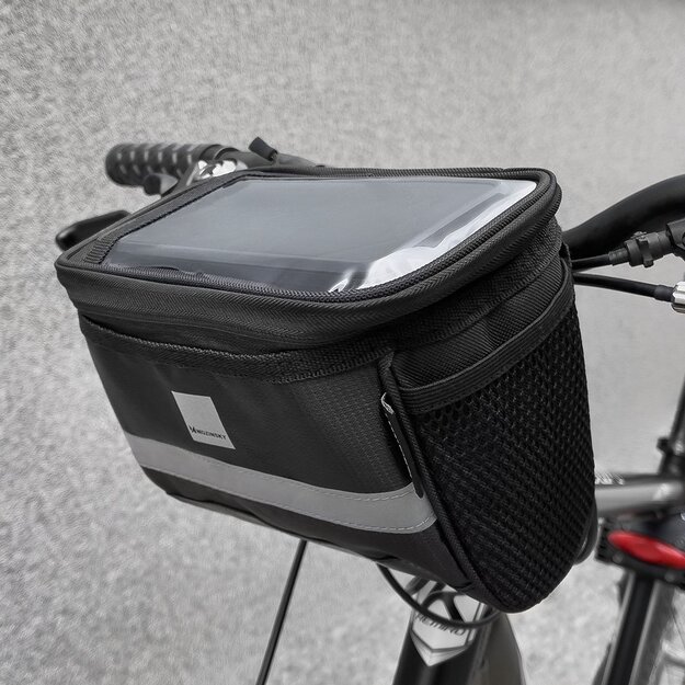 Wozinsky bike handlebar bag with phone case 2l black (WBB12BK) 16