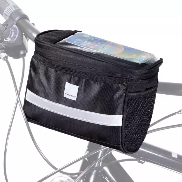 Wozinsky bike handlebar bag with phone case 2l black (WBB12BK) 9