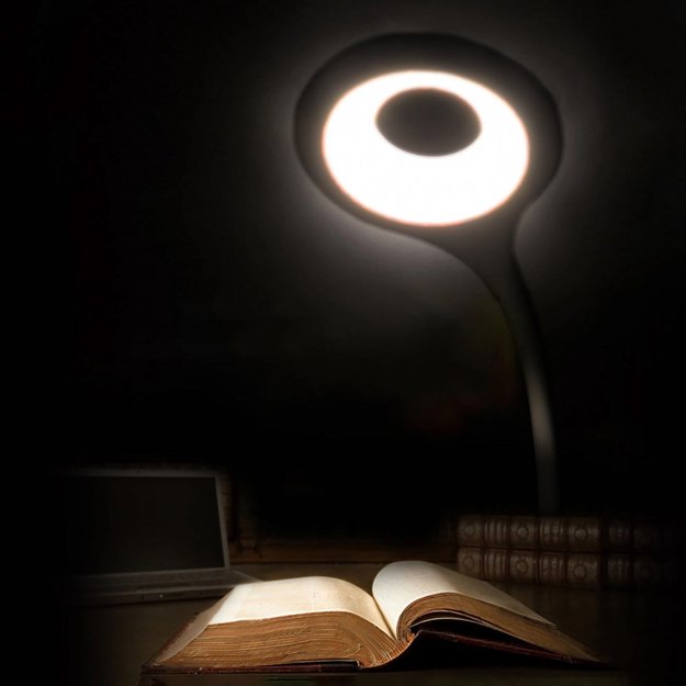 Mini Wozinsky Wireless LED Reading Lamp with Clip + USB-C Cable - Black 3