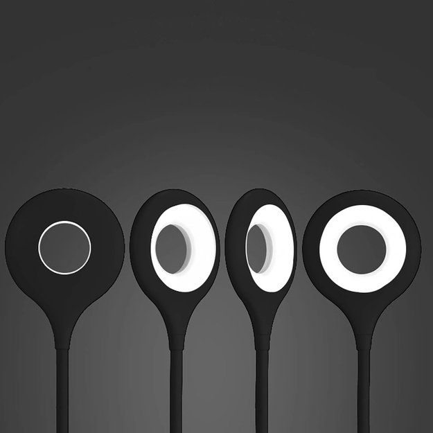 Mini Wozinsky Wireless LED Reading Lamp with Clip + USB-C Cable - Black 2