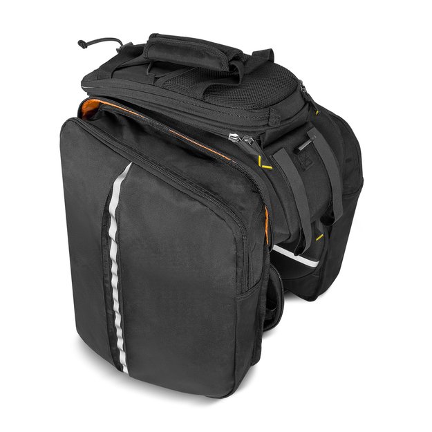 Wozinsky roomy bike carrier bag 35L (rain cover included) black (WBB19BK) 29