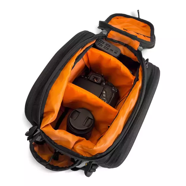 Wozinsky roomy bike carrier bag 35L (rain cover included) black (WBB19BK) 15