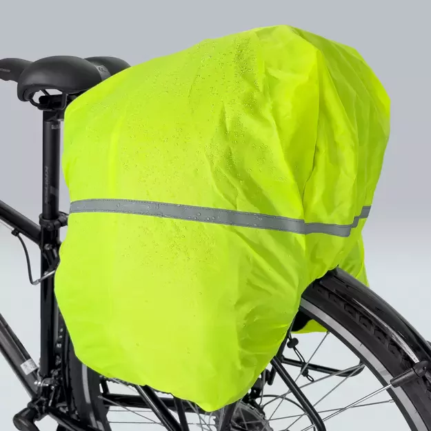Wozinsky roomy bike carrier bag 35L (rain cover included) black (WBB19BK) 13