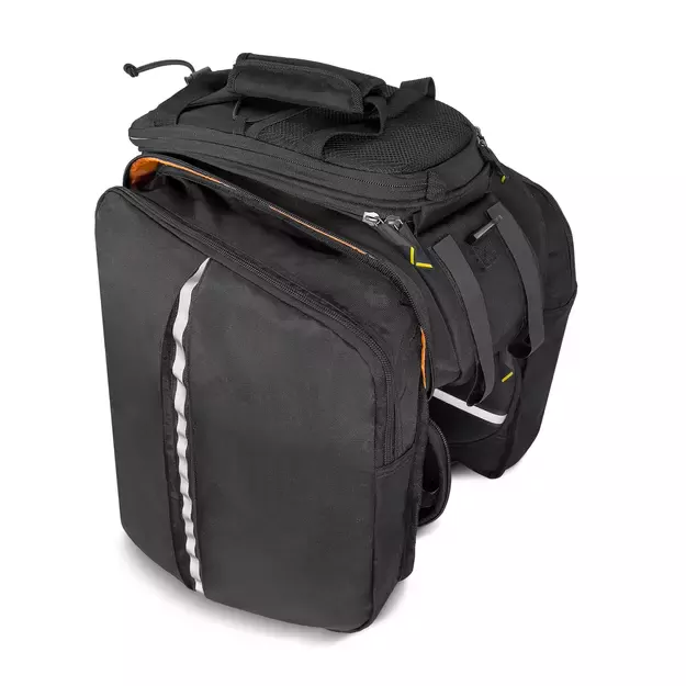Wozinsky roomy bike carrier bag 35L (rain cover included) black (WBB19BK) 8