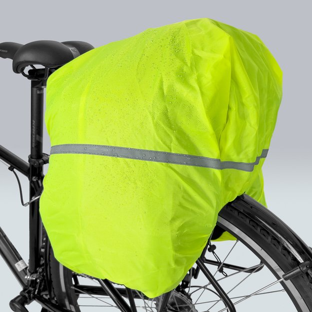 Wozinsky roomy bike carrier bag 35L (rain cover included) black (WBB19BK) 34