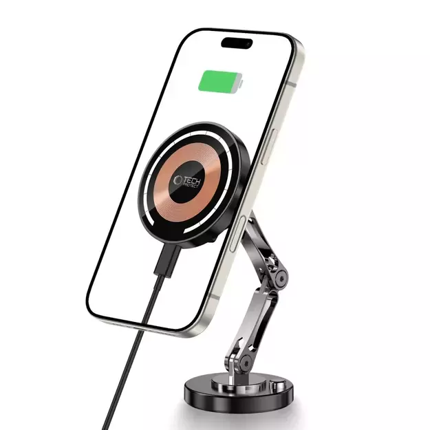 Tech-Protect MM15W-V8 Magnetic Car Holder for Dashboard with MagSafe 15W - Black 1