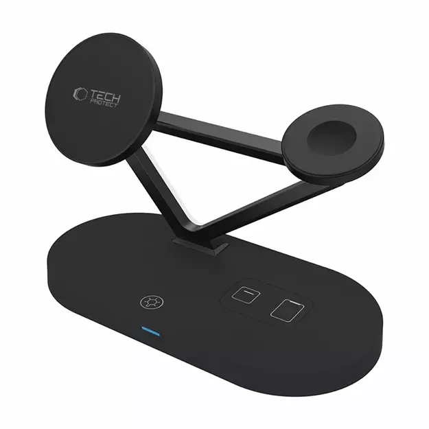 Tech-Protect QI15W-A41 3in1 Wireless Charger with MagSafe for Apple Devices - Black 2