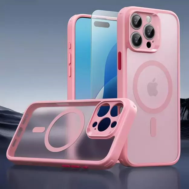 ESR Classic Pro Set Halolock MagSafe Case for iPhone 16 Pro Max - Pink 8