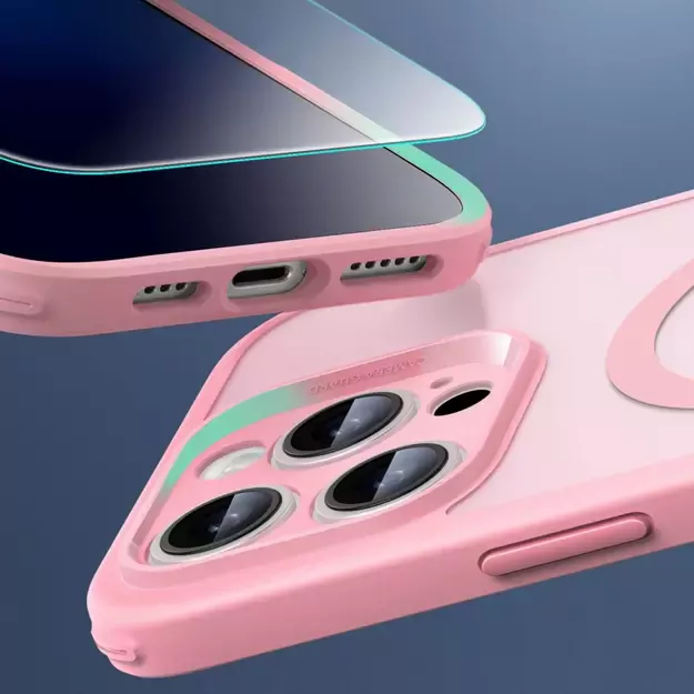 ESR Classic Pro Set Halolock MagSafe Case for iPhone 16 Pro Max - Pink 11