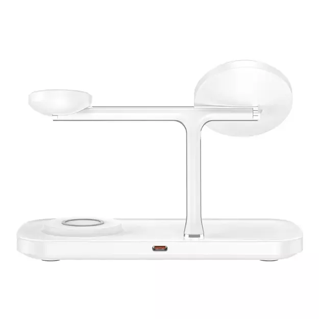 Tech-Protect QI15W-A45 3in1 Wireless Charger with MagSafe for Apple Devices - White 11
