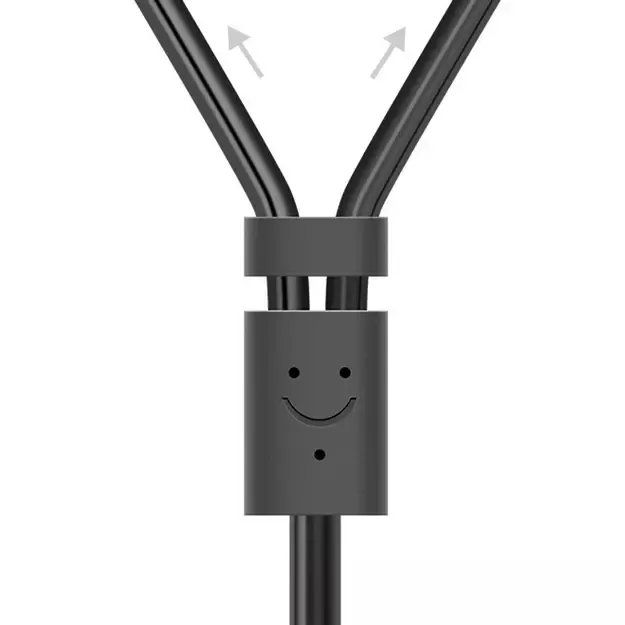 Ugreen AV102 10561 audio mini jack cable 3.5mm (female) - 2RCA (male) 0.25m - gray 1