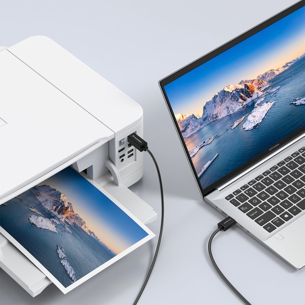 Wozinsky WKDDY4S USB-B - USB-A 480Mb/s Cable 1m - Black 5