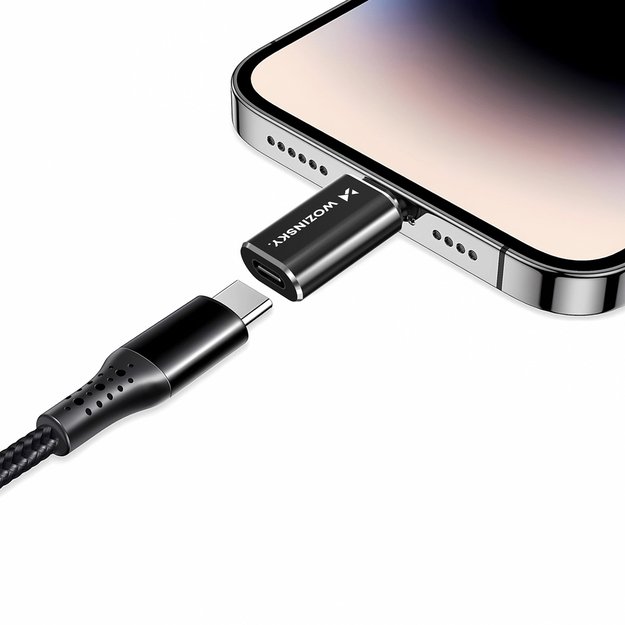 Wozinsky WALC-01 Lightning to USB-C Adapter - Black 8