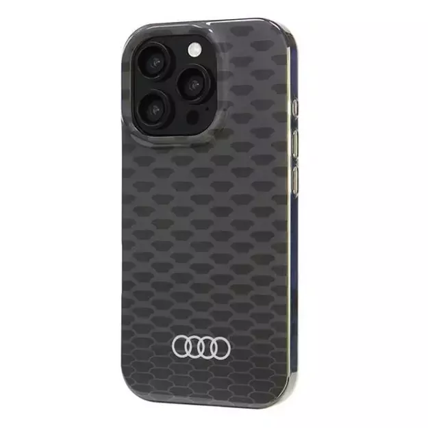 Audi IML Stitching Pattern MagSafe iPhone 16 Pro 6.3&quot  black/black hardcase AU-IMLMIP16P-Q5/D3-BK 2