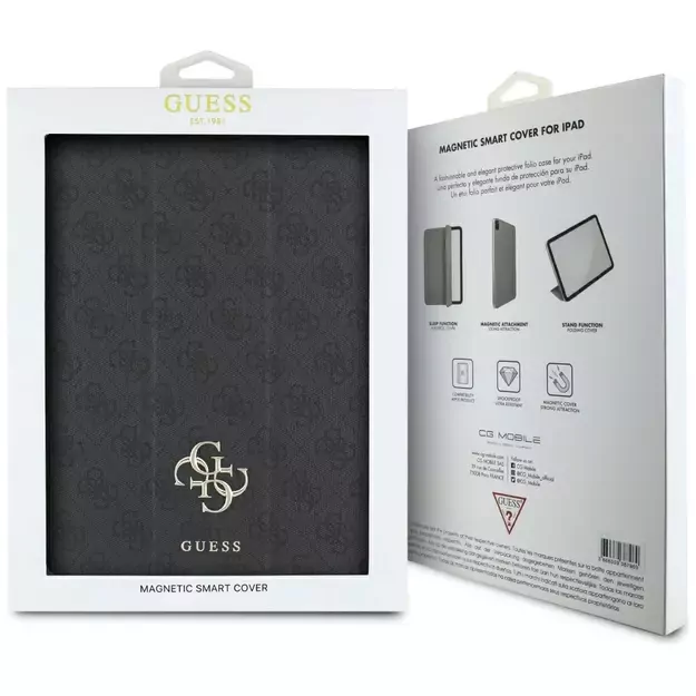 Guess GUFC13PM24PS4SGK iPad Pro 13&quot  2024 black/black Magnetic 4G Big Logo 10