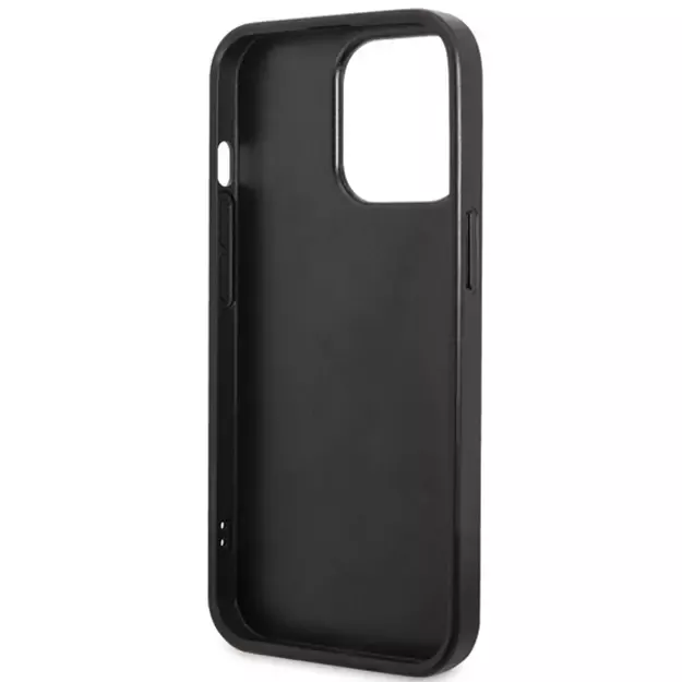 Guess GUHCP13XPS4DGPK iPhone 13 Pro Max 6.7&quot  black/black hardcase Strass Metal Logo 13
