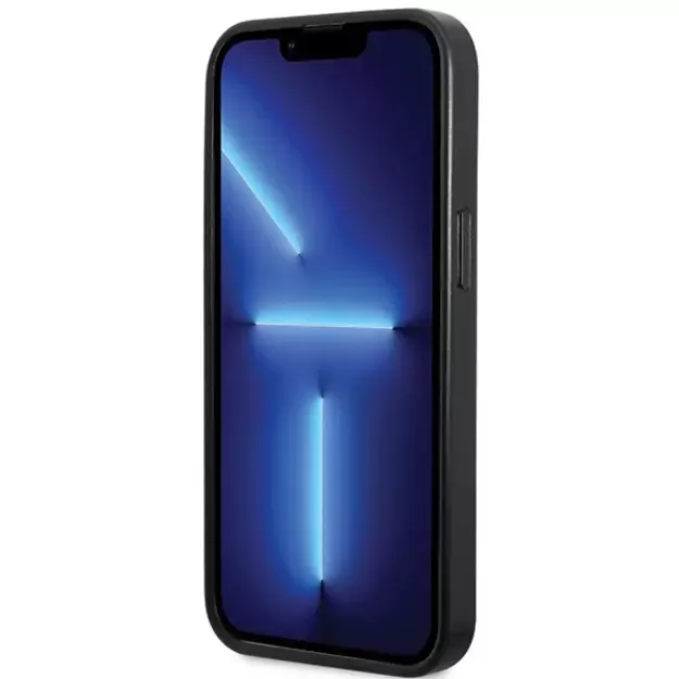 Guess GUHCP13XPS4DGPK iPhone 13 Pro Max 6.7&quot  black/black hardcase Strass Metal Logo 11