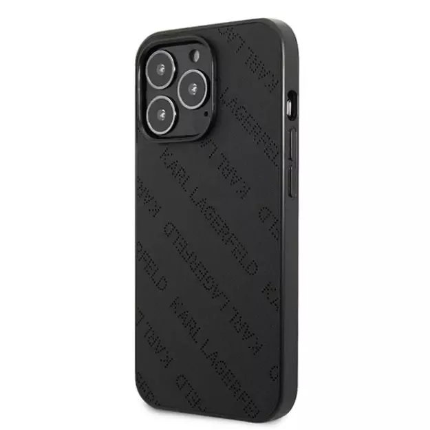 Karl Lagerfeld Perforated Allover Case for iPhone 13 Pro / 13 6.1&quot  - Black 8