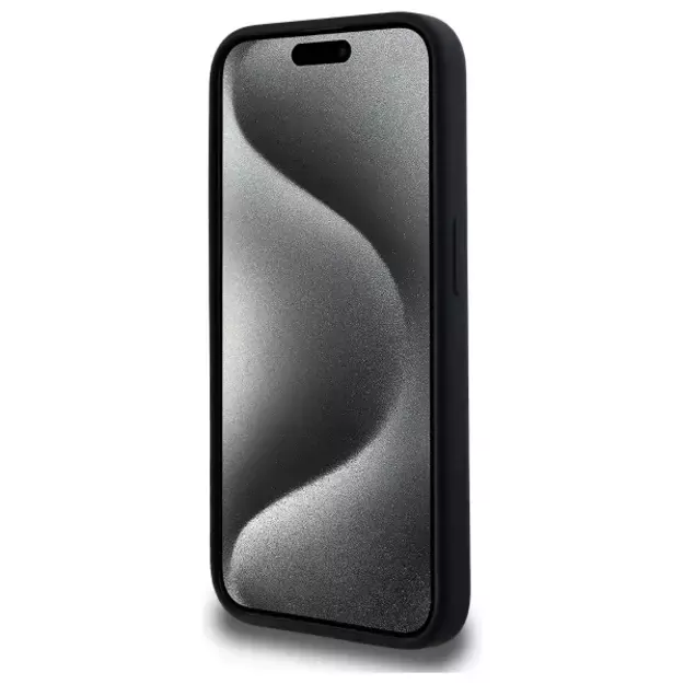 Karl Lagerfeld KLHMP15XSKHPPLK iPhone 15 Pro Max 6.7&quot  black/black hardcase Silicone Karl Head Print MagSafe 11
