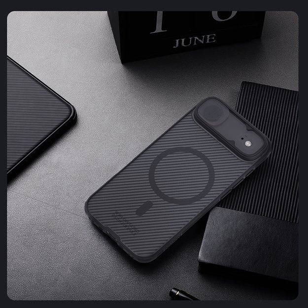 CamShield Pro Magnetic Case IP17 Air Transparent black 17