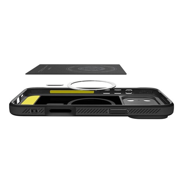 Spigen Rugged Armor Mag MagSafe Case for iPhone 17 Pro Mat - Matte Black 2