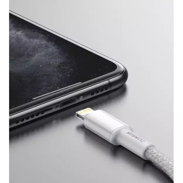 Baseus CATLGD-02 Lightning - USB-C PD cable 20W 480Mb/s 1m - white 13