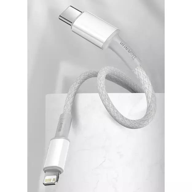 Baseus CATLGD-02 Lightning - USB-C PD cable 20W 480Mb/s 1m - white 15