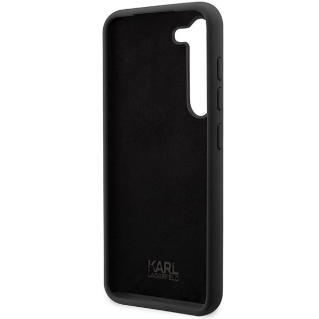 Karl Lagerfeld Silicone Ikonik Case for Samsung Galaxy S23+ - Black 6