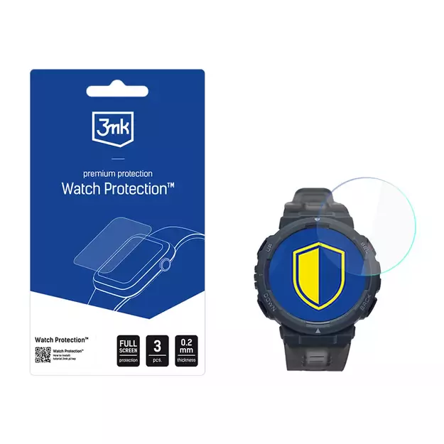 Smartwatch screen protector 3mk Watch Protection FlexibleGlass for Amazfit Active Edge
