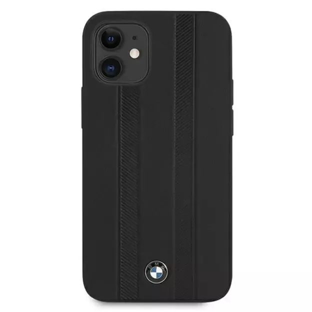 Etui BMW BMHCP12STTBK iPhone 12 mini 5,4  czarny/black hardcase Signature Tire Marks 9