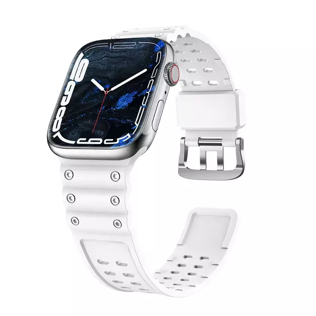 Strap Triple Protection for Apple Watch 38 / 40 / 41 mm band bracelet - white