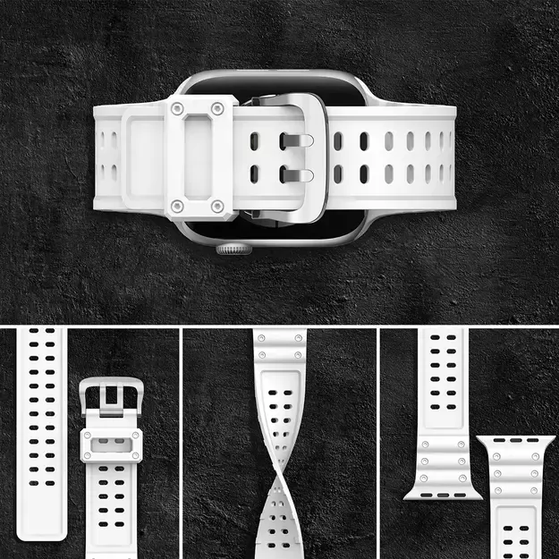 Strap Triple Protection for Apple Watch 38 / 40 / 41 mm band bracelet - white 6