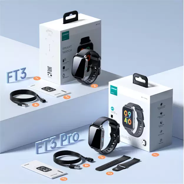 Joyroom Fit-Life JR-FT3 Pro smartwatch with call answering function / Bluetooth 5.1 / IP68 protection - gray 12
