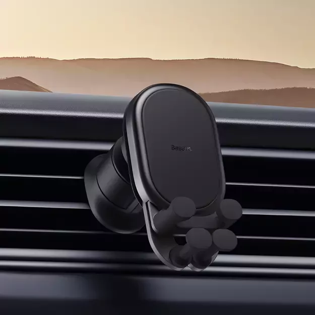 Baseus car holder with built-in 15W inductive charger for air vent black 9