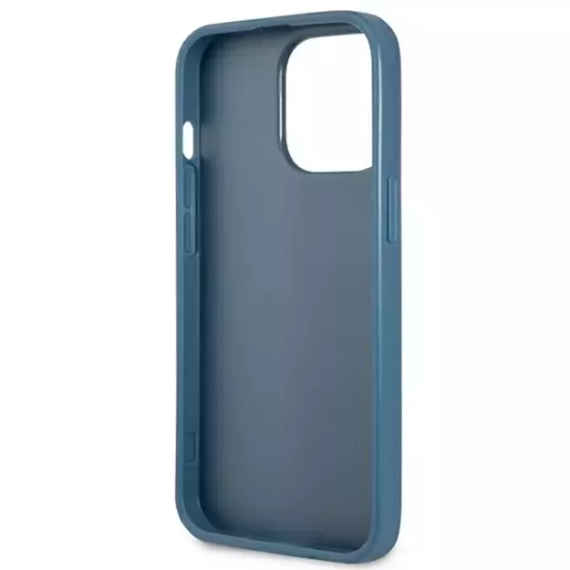 Guess 4G Triangle Logo Cardslot Case for iPhone 13 Pro / 13 - Blue 13