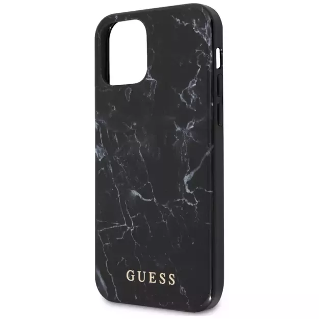 Guess GUHCP12SPCUMABK iPhone 12 mini 5,4  czarny/black hardcase Marble 12