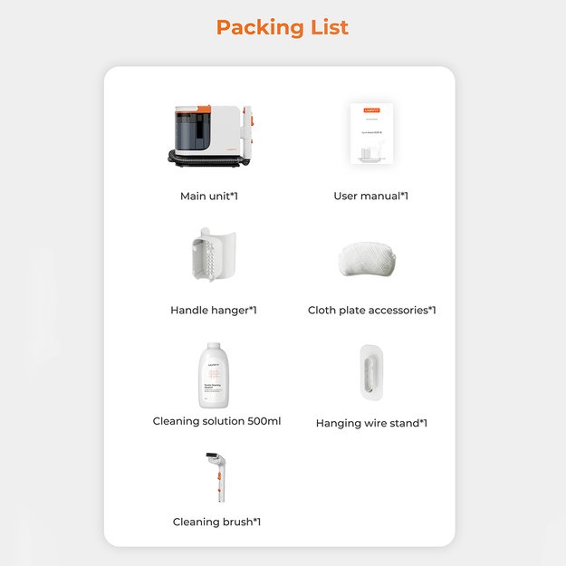 UWANT B200-SE 12000Pa 450W washing vacuum cleaner - white 5