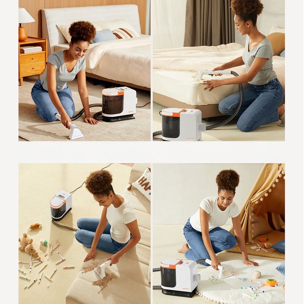 UWANT B200-SE 12000Pa 450W washing vacuum cleaner - white 12