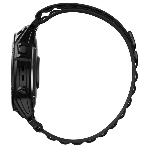 Tech-Protect Nylon Pro Strap for Garmin Fenix 3 / 5X / 3HR / 5X Plus / 6X / 6X Pro / 7X - Black 1