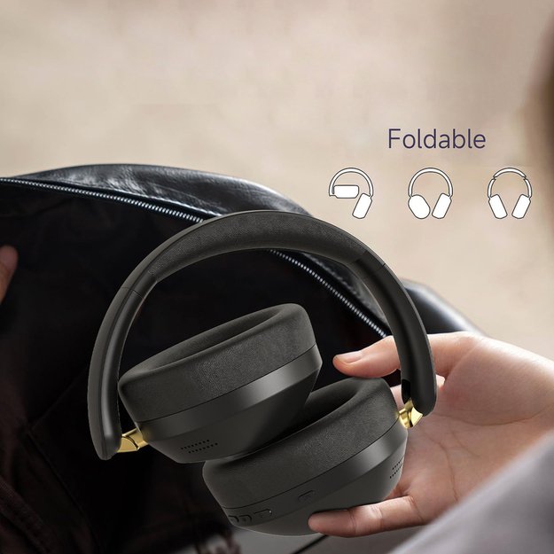 Dudao X22 Max Wireless On-Ear Bluetooth Headphones with ANC - Black 3